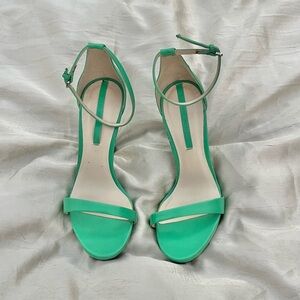 Zara Mint Green Strappy Heels